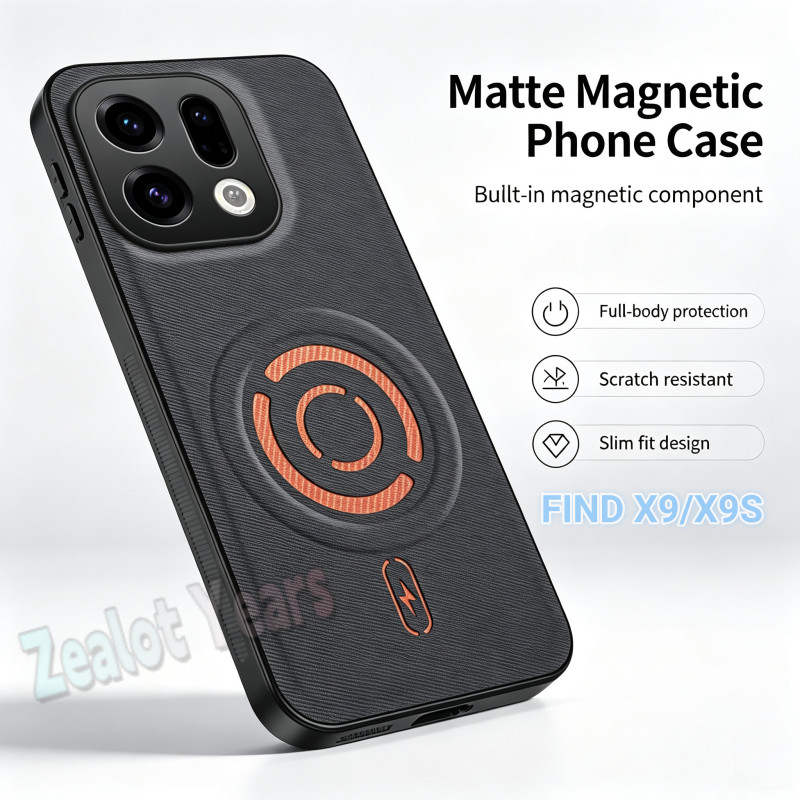 เคสสําหรับ OPPO Find X9 X9s 5G Magnetic Tech เคสผ้ากันกระแทกฝาหลัง
