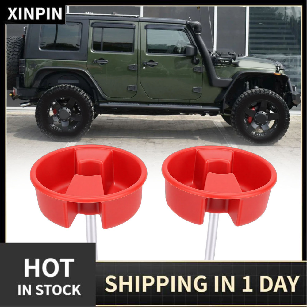Xinpin Aramox Hard Top สกรูยึดลูกบิด 1CJ57DX9 1CJ57DX9AC 1CJ57DX9AD สีแดง 2 ชิ้นสำหรับ JK 2007-2018