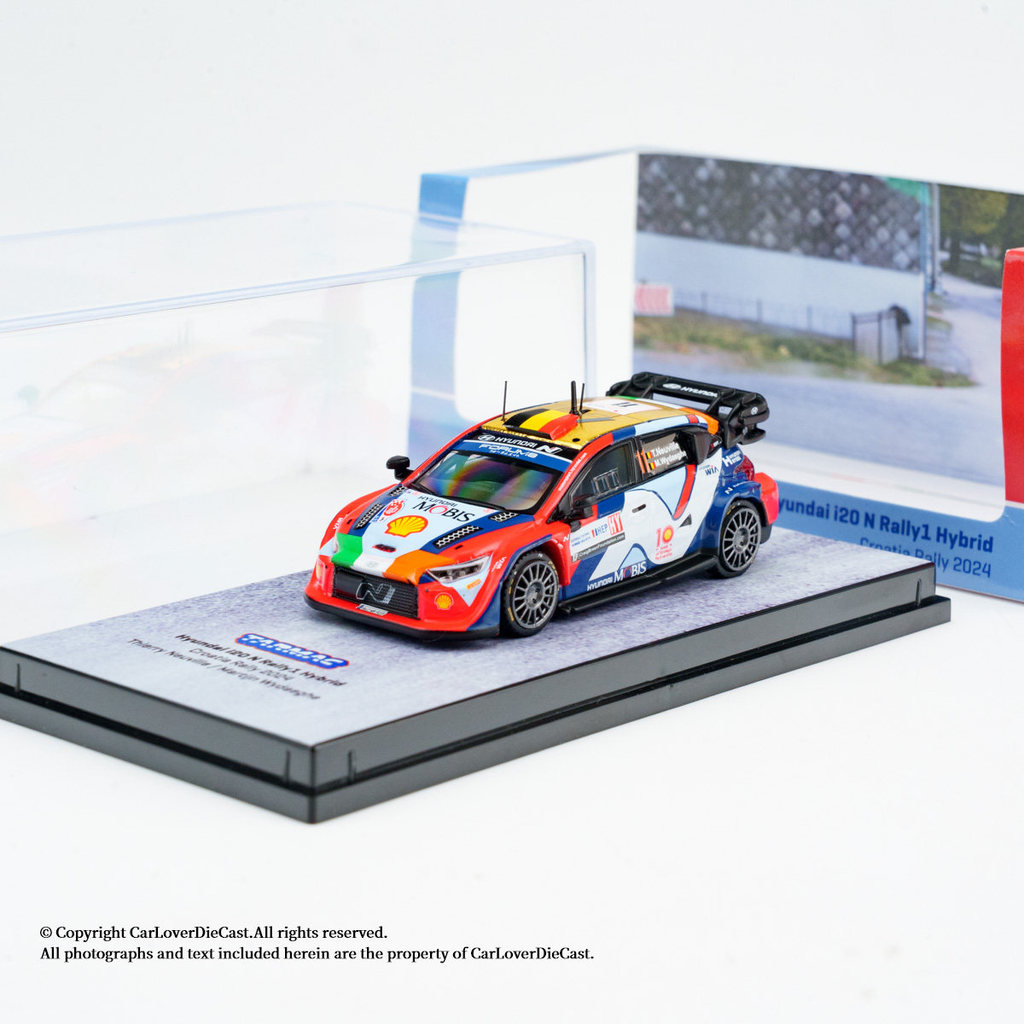 [โมเดลรถขายดี] [คลังสินค้าพร้อมสร้างแรงบันดาลใจ] TW 1: 64 Hyundai Hyundai i20 N โมเดลรถอัลลอย