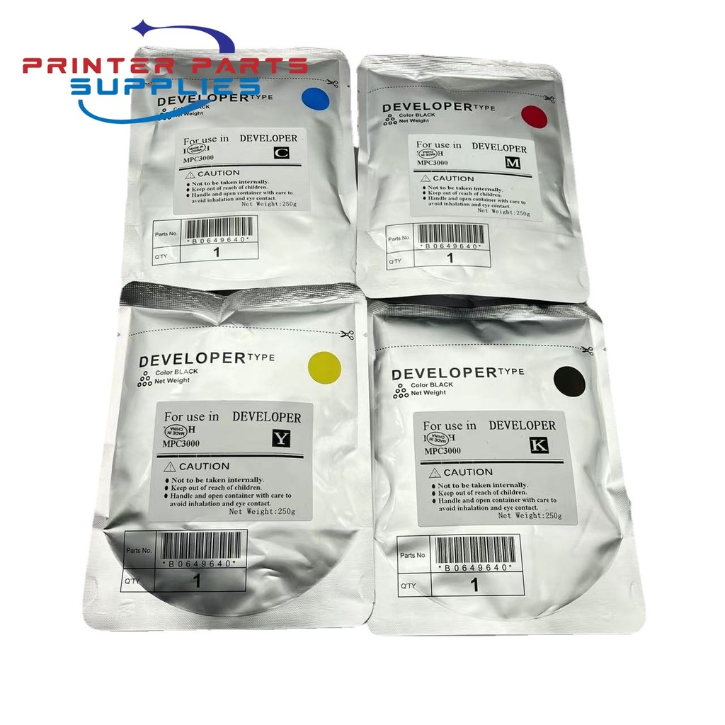 1 ชุด 4PCS Developer Powder สําหรับ Ricoh MPC4000 MPC5000 MPC 2800 3000 3300 4000 5000 4500 C4000 C5