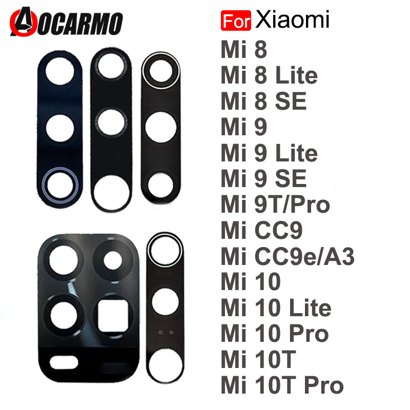 1X สําหรับ Xiaomi Mi 8 9 10 11 Lite SE 9T 10T Pro 11U 8se CC9 CC9e A3 ด้านหลังกล้องเลนส์กาวสติกเกอร์