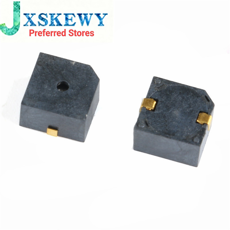 10PCS SMD buzzer SMD active buzzer 3V 5V HN9650B ขนาด 9.6*9.6*5 มม.