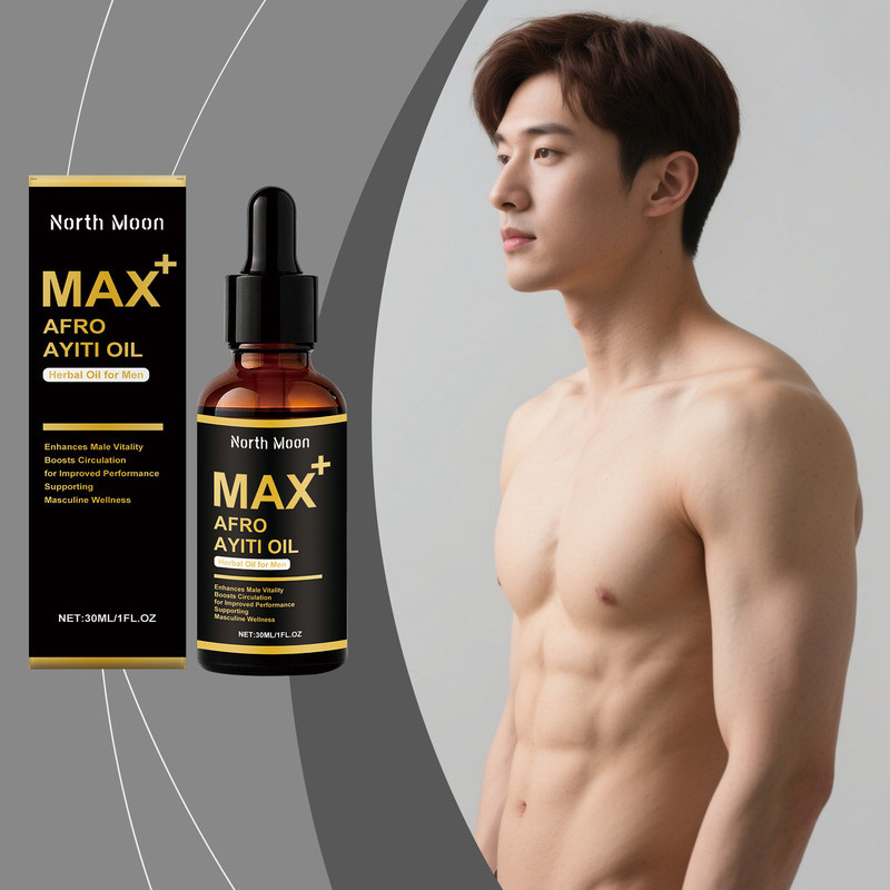 NORTH MOON Mens Body Massage Oil บํารุงร่างกายของผู้ชายเพิ่มความมีชีวิตชีวา Daily Care Massage Oil 0