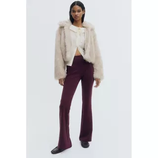 H&M(เอชแอนด์เอ็ม) กางเกงทรงบาน Women Flared trousers 1314577_1