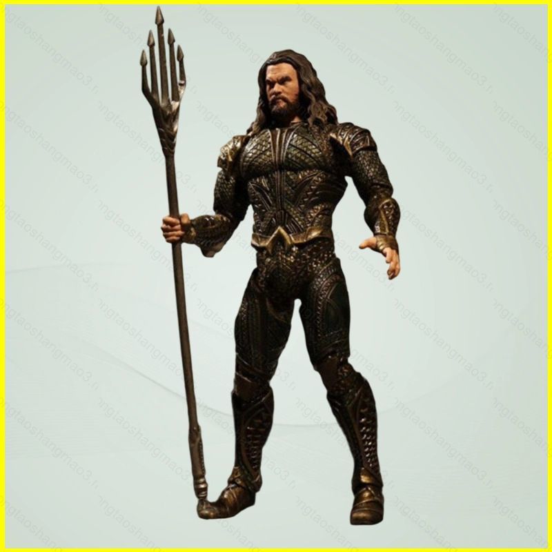YT3 DC Aquaman Action Figure พร้อม Trident เครื่องประดับภาพยนตร์ตัวละครสะสมของเล่นพัดลมของขวัญ