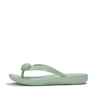 FITFLOP IQUSHION GLOSSY-BUTTON FF รองเท้าแตะผู้หญิง รุ่น A6O-D61 สี GREEN