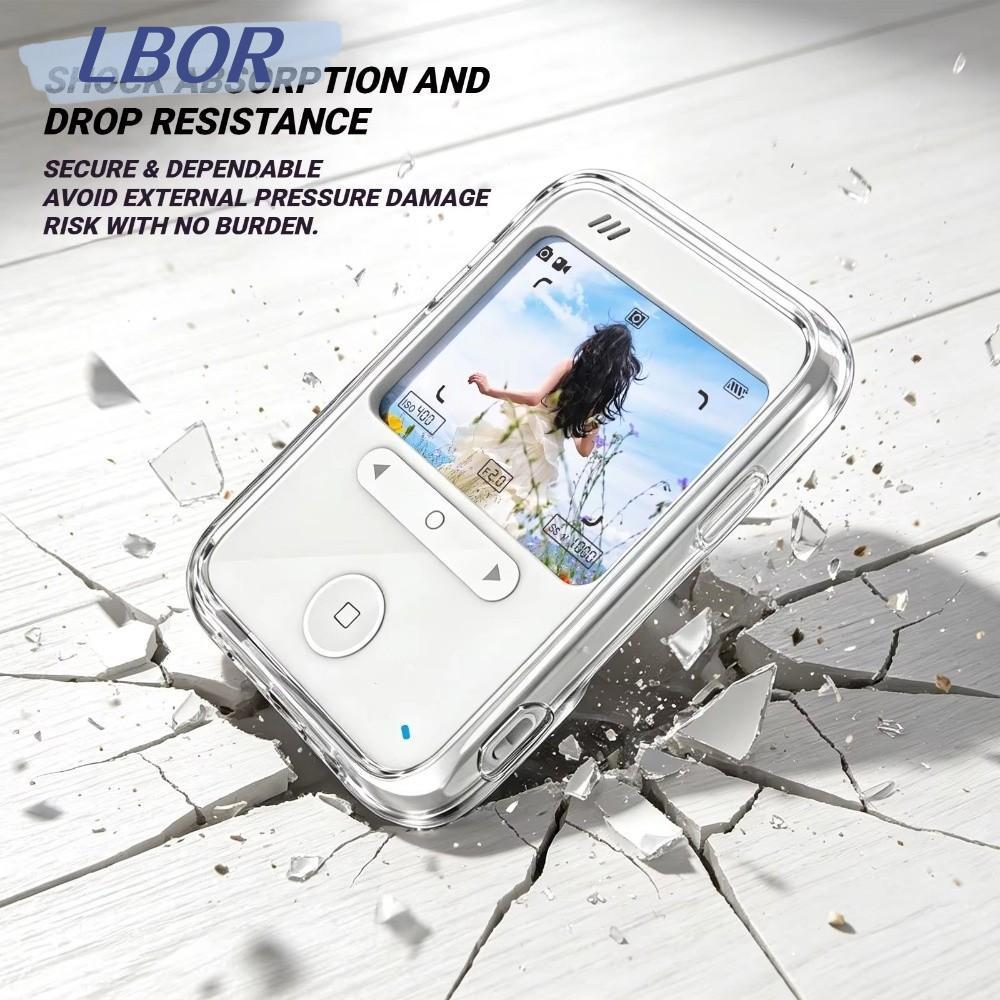 LBOR กล้องป้องกัน, TPU ฝาครอบกล้องโปร่งใส, ของขวัญกันกระแทกทนต่อการตกกล้องแบบนิ่มสําหรับ Godox C100