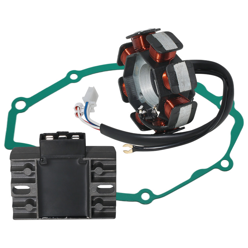 Stator Coil Regulator Rectifier ปะเก็นชุดสําหรับ Yamaha XT125 XT125R 2007-2008 XT125 XT125X 2007-200