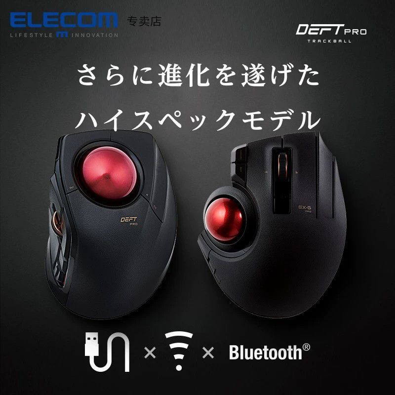 Yilike High-Precision Trackball Mouse ไร้สาย 2D/3D Professional Drawing Designer Cross-Screen CAD ภา
