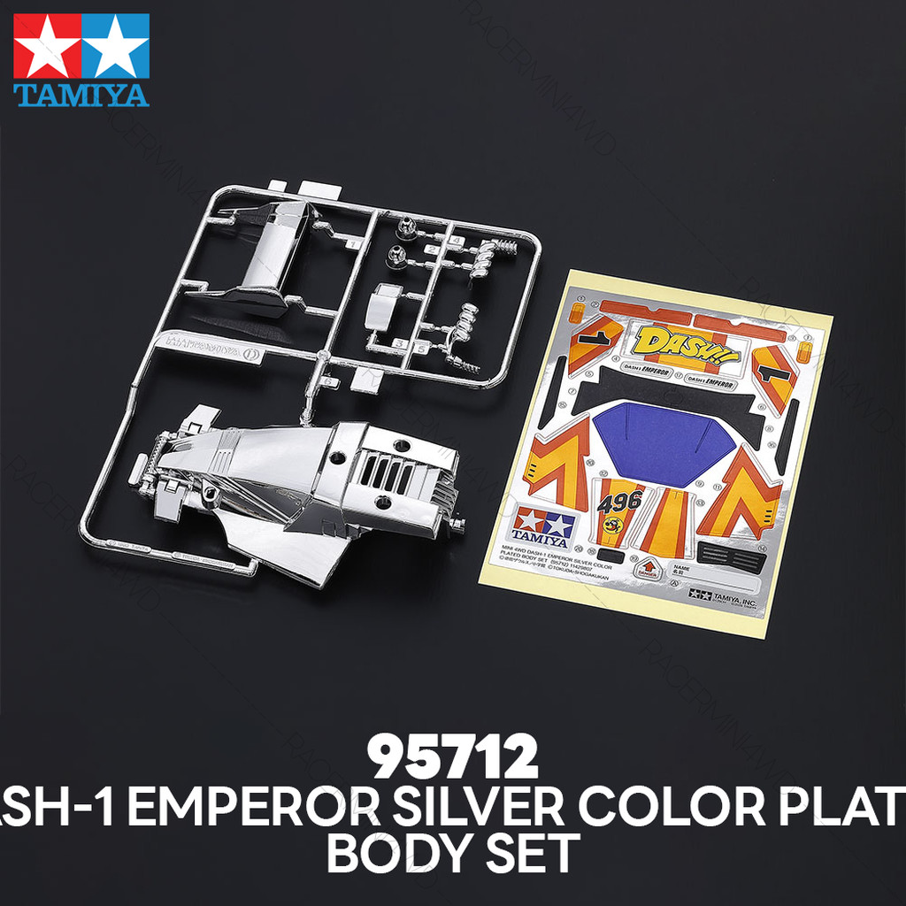 TAMIYA 95712 DASH-1 Emperor Silver Color Plated Body Set