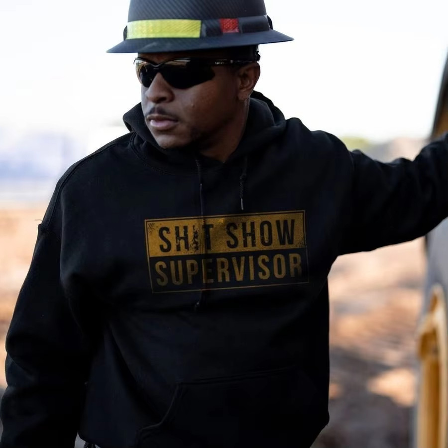 2026 Still Standing Hoodie - Black – Grunt Style Graphic Cotton High-end Luxury Unisex Style Both of