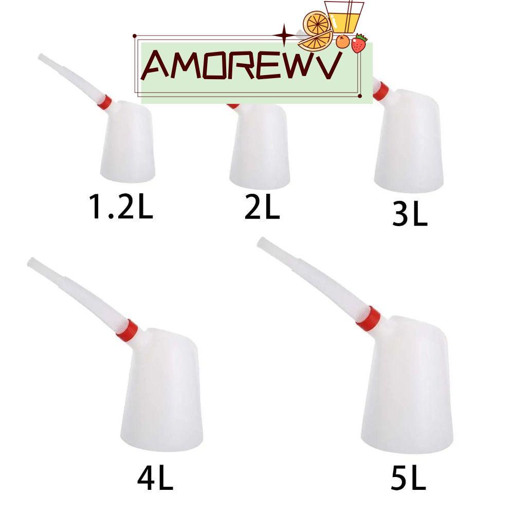 AMOR12WV Spout Container Oiler, พลาสติก 1.2/2/3/4/5 Litre เหยือกวัดน้ํามัน, ใช้ร่วมกับพลาสติก Oiler 