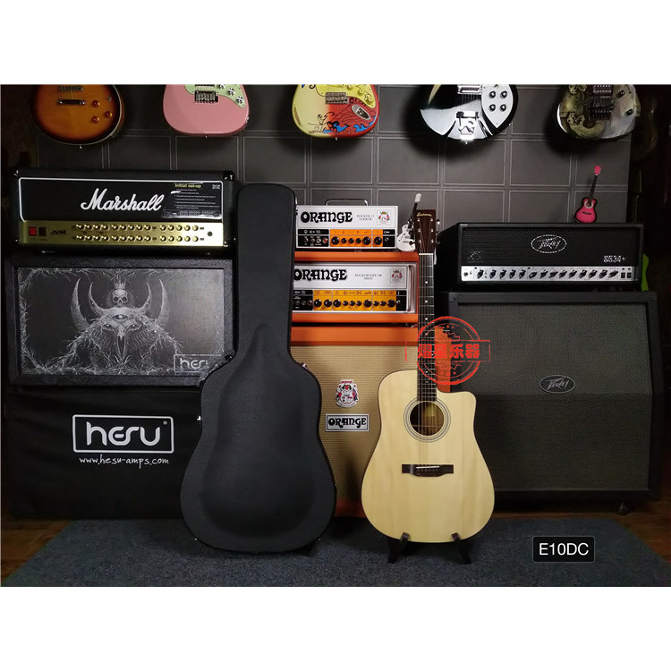 Yixing เครื่องดนตรี Eastman Eastman Eastman E10DC Full Order Notching Folk Acoustic Acoustic Acousti