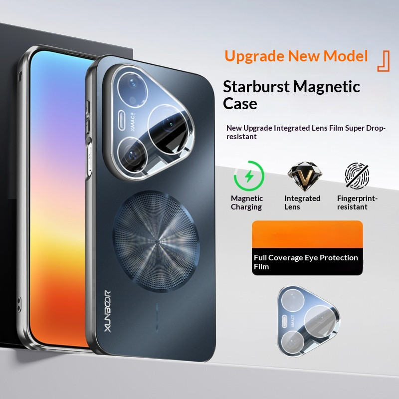 สี-Blocking แม่เหล็กสีสันสดใสสําหรับ Huawei P90 Pro Max P90 Pro P80 Pro Mate 80 Pro Max 70 60 Pro No
