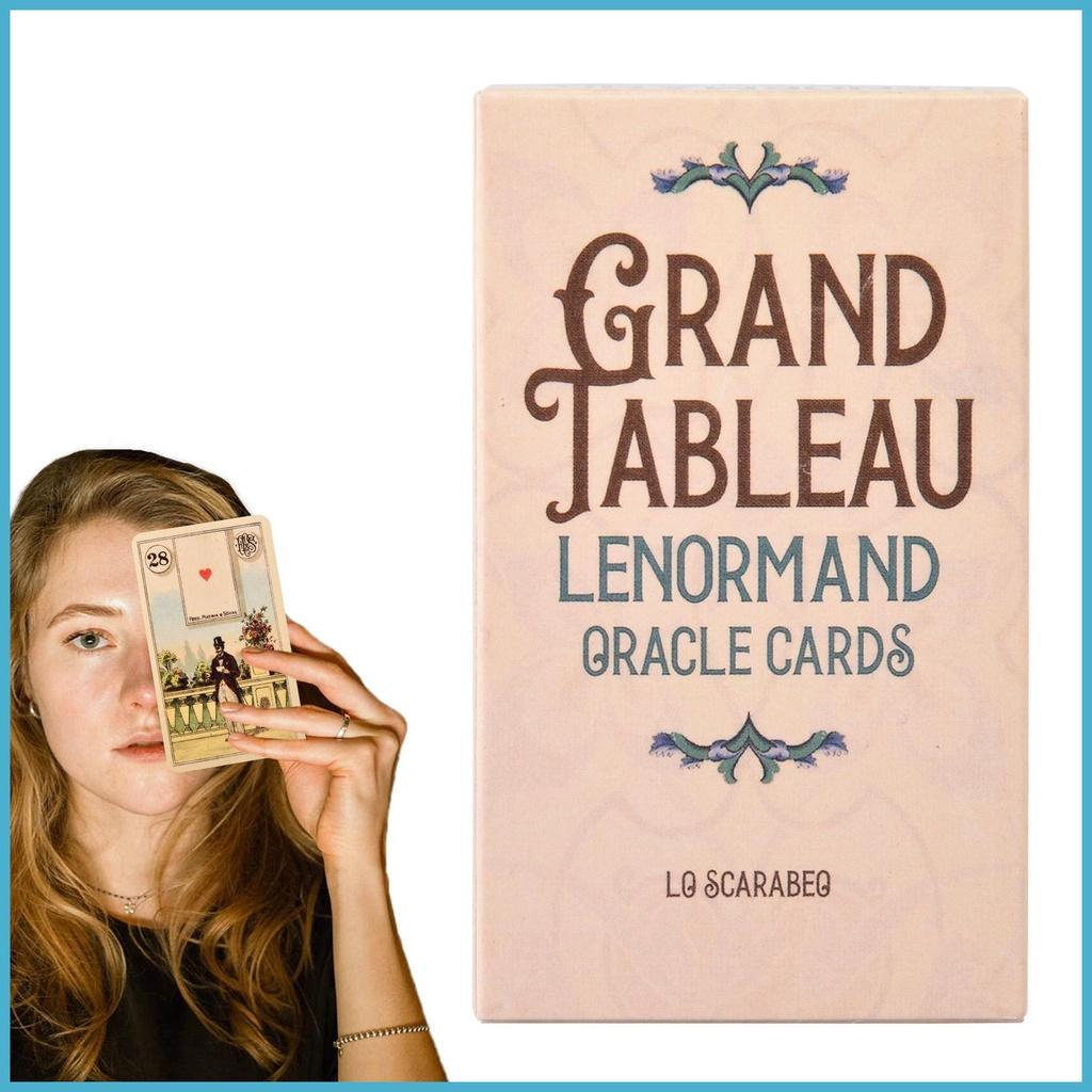 36 Full-Color ArtGame การ์ด Divination Tarot Tableau Grand Tableau Lenormand ผ้า Grand Tableau Lenor