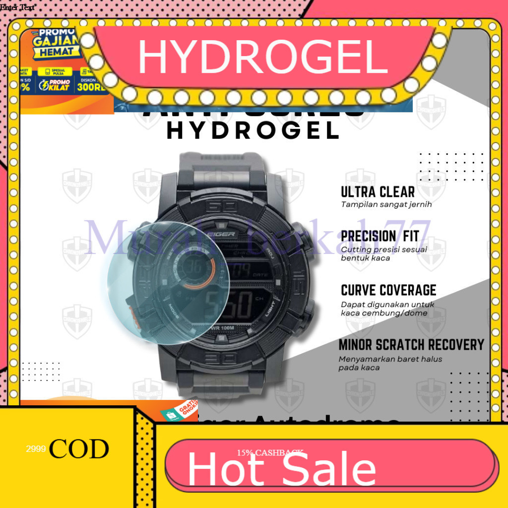 HYDROGEL นาฬิกาป้องกันรอยขีดข่วน EAKER AUTODROMO ไฮโดรเจล