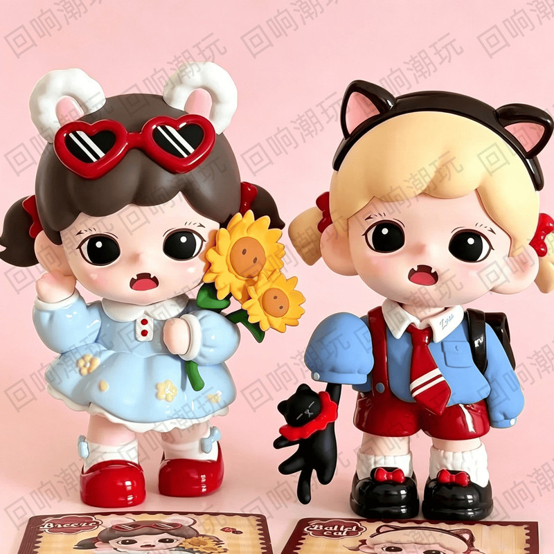 Zora Sister Baby Cute Justice Series รูป Breeze Mystery กล่องรูปเดสก์ท็อปตกแต่งสาวของขวัญ