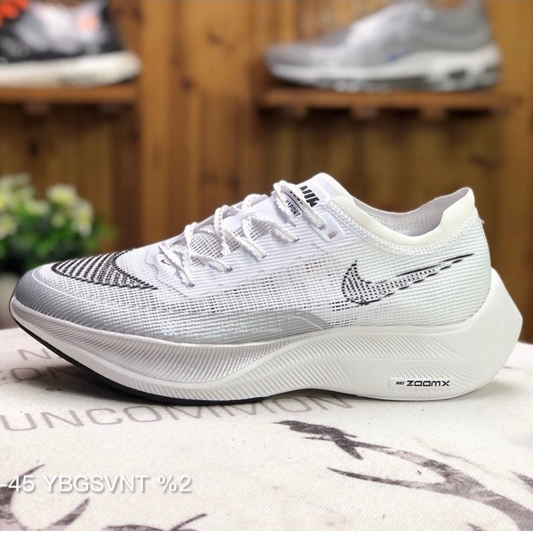ZoomX Vaporfly Next% 2 รองเท้าวิ่งผู้ชายและผู้หญิง Ultralight Breathable รองเท้ากีฬามาราธอน ZoomX Va