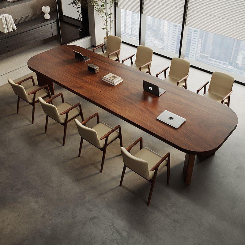 Conference table for business discussions, reception desk, modern leisure table