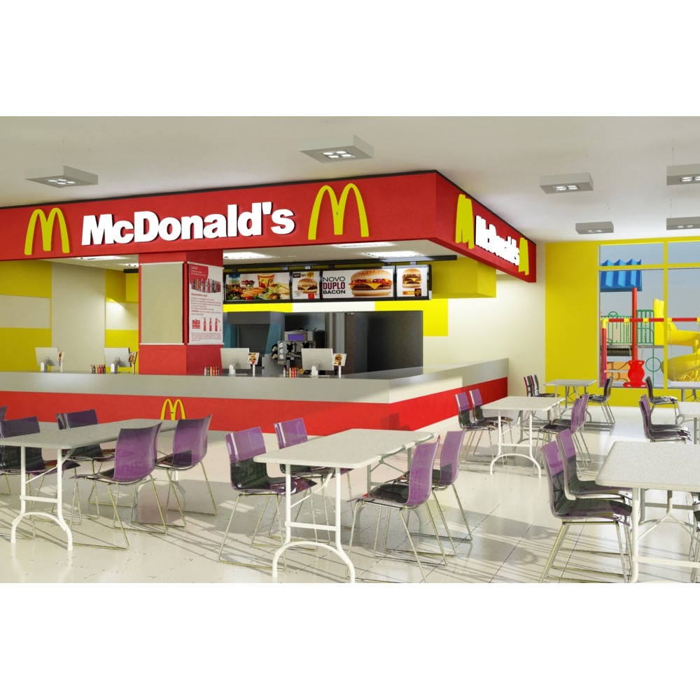 McDonalds Indoor 3dsmax Model/McDonalds 3d Indoor max/Version 2010/Lighting พร้อมวัสดุ