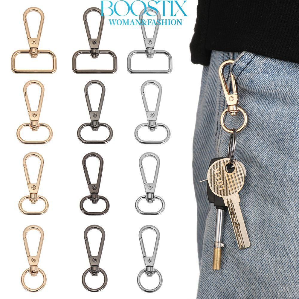 BOOSTIX 5pcs Lobster Clasp เครื่องประดับทํา DIY KeyChain แยกแหวนคอ Carabiner Snap