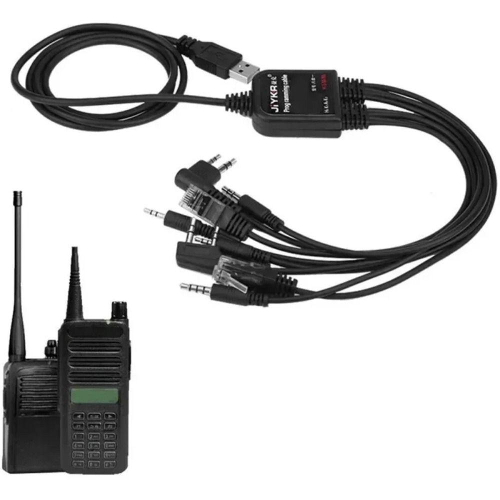 CITYINDUSTRY 8 in 1 สายการเขียนโปรแกรม USB, ABS พร้อม CD 8 in 1 สายเชื่อมต่อเครื่องส่งรับวิทยุ, USB 