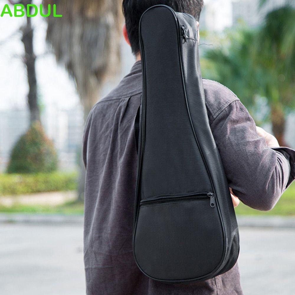 ABDUL Ukulele กระเป๋าสําหรับดนตรีผ้าฝ้ายนุ่มกระเป๋าถือหนาเบาะกีตาร์ไหล่กระเป๋ากระเป๋าเป้สะพายหลัง Mi