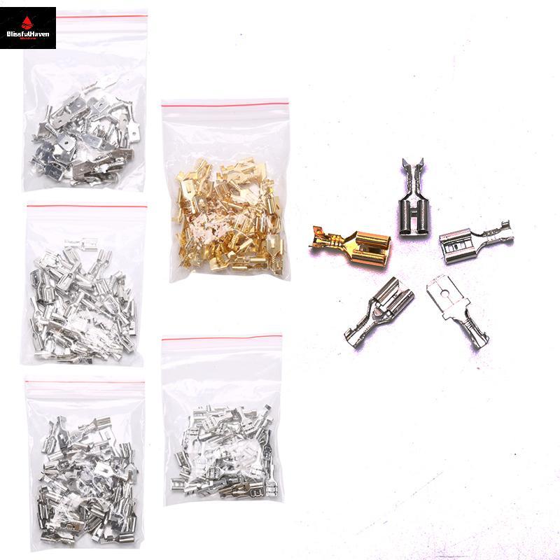 50PCS 6.3 Crimp Terminal ชายหญิง Spade Connector Crimping Terminal