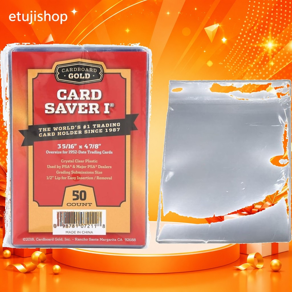 [Direct From Japan etujishop ][Includes 50 Sleeves] Cardboard Gold Card Saver 1 (PSA compliant, 50 s
