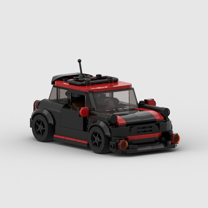 M MOC MINI COOPER MINI COOPER JCW ปริศนาขายร้อนเข้ากันได้ประกอบของเล่นอาคารบล็อกของขวัญ