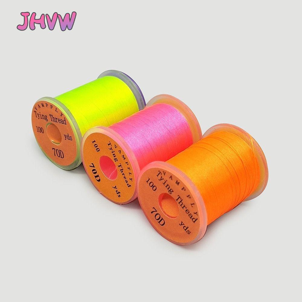 JHVW Fly Tying Thread line, Salmon Premium Fly Fishing Line, Fly Bass Super Strong Fishing Line