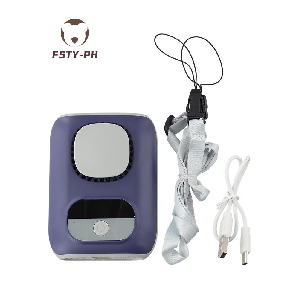 พัดลมเอวกลางแจ้ง 10500RPM มอเตอร์ไร้แปรงโรงงานการประชุมเชิงปฏิบัติการพัดลมคอแบบพกพา
