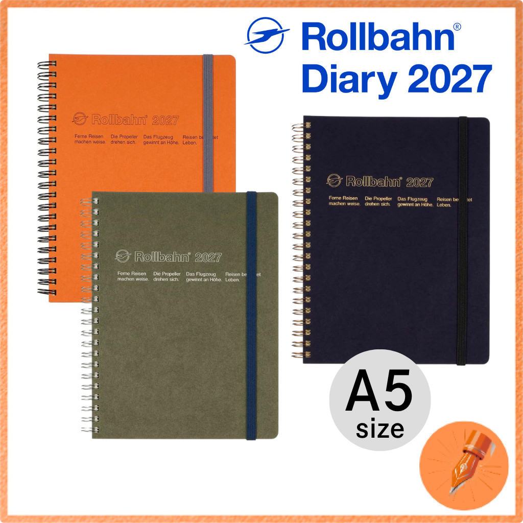 DELFONICS 2027 A5 Rollbahn Diary Homme Planner Starting October 2026