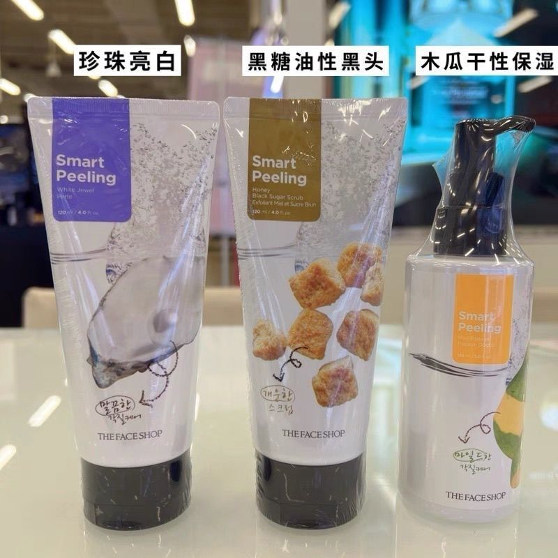 Korea Faceshop The Exfoliating Faceshop Pearl Powder Gel Special Effect Korea Exfoliating สินค้าของแ