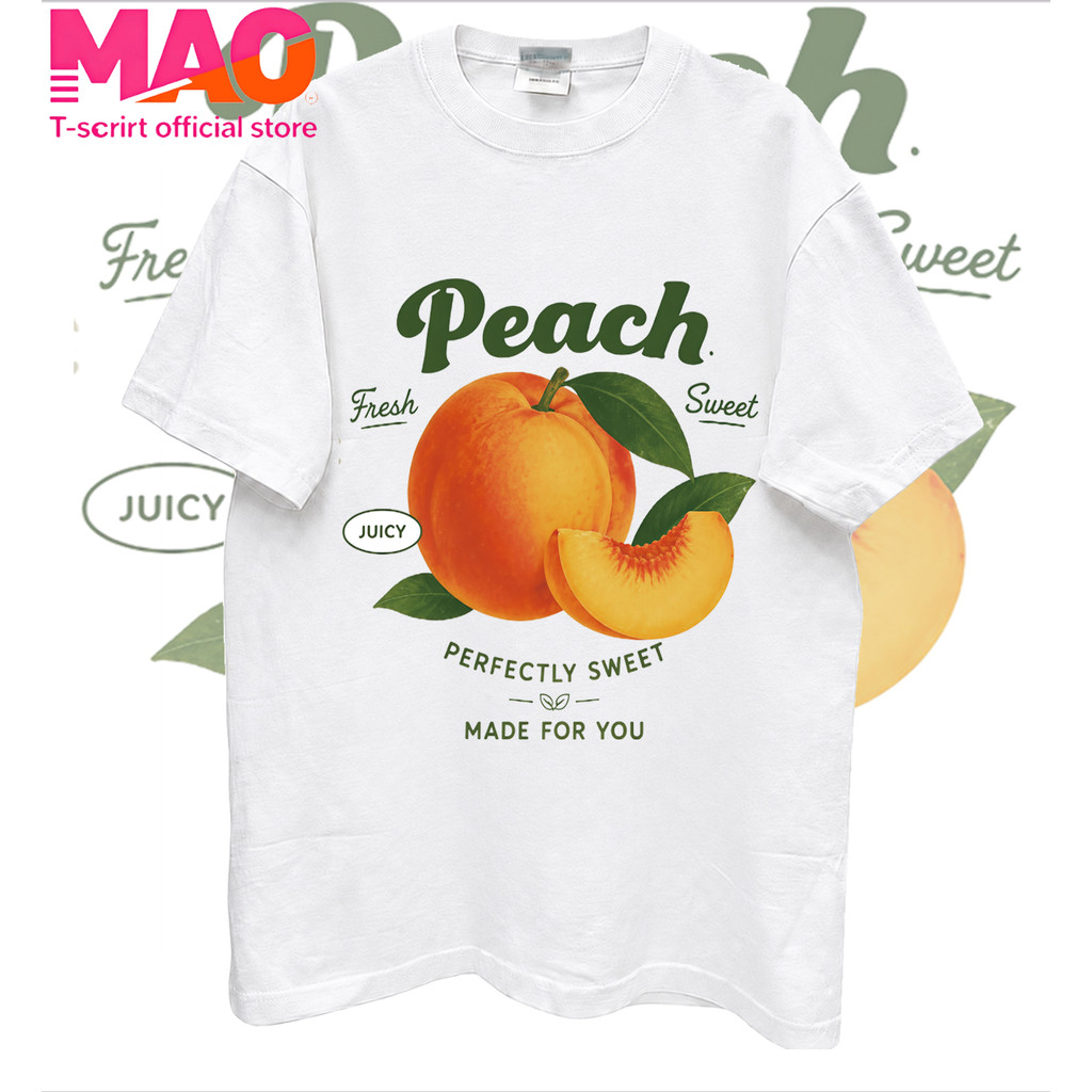 COD✅ (จัดส่งในกรุงเทพฯ) MAO Shop เสื้อยืดผู้หญิงโอเวอร์ไซซ์ พิมพ์ลายกราฟิก สไตล์วินเทจเกาหลี ผ้านุ่มใส่สบาย ฤดูร้อน#A25