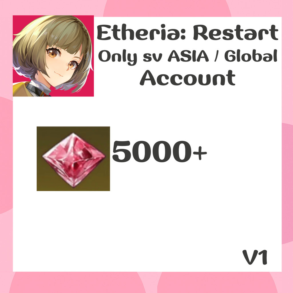 การด์ไก่ Etheria:Restart เซิฟASIA/Global การ์ดสะสม สวยงาม เวอร์V1