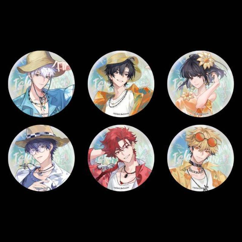 [ของแท้] Timeman Anime Tinplate Badge Mystery Box Polaroid 2D Gift July Mid-July