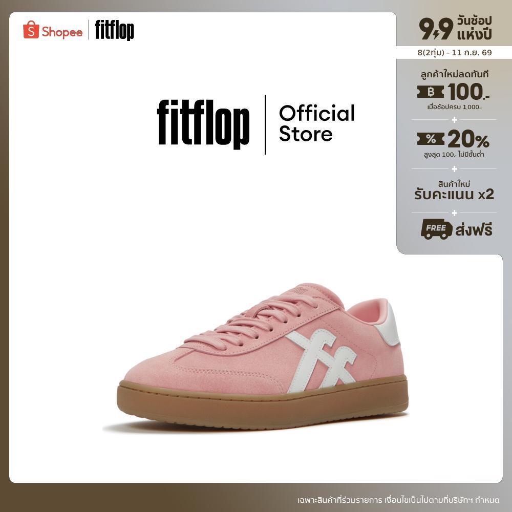 FITFLOP THE DASH T-TOE SUEDE SNEAKERS รองเท้าผ้าใบผู้หญิง รุ่น A6I-E15 สี PINK