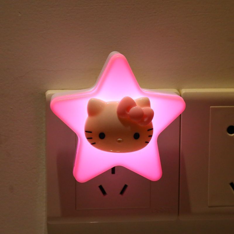 可爱卡通儿童房插家用室进口小灯夜视收纳灯 Night Light Led Light-controlled Sensor Socket Plug Night26.9.1