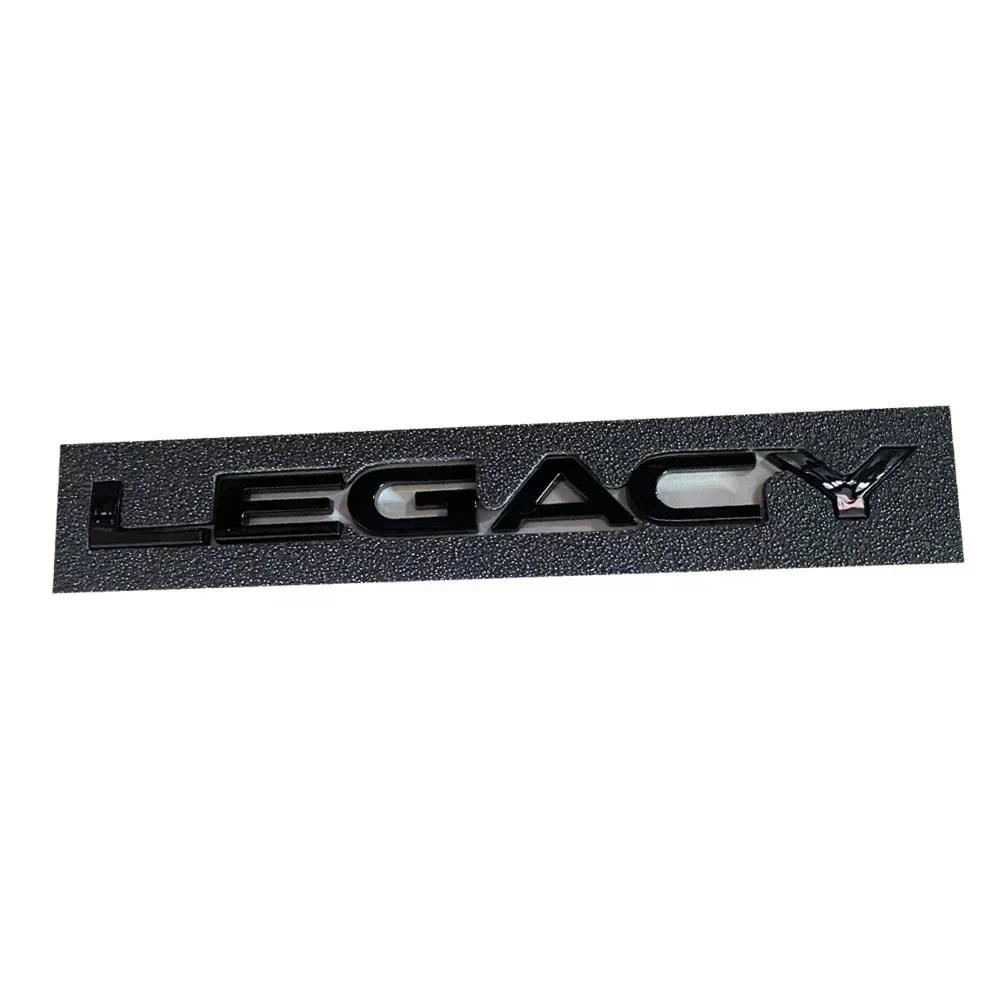 สีดํา Badge สําหรับ SUBARU สติกเกอร์ LEGACY ด้านหลังสัญลักษณ์สติกเกอร์ Trunk สติกเกอร์สําหรับ SUBARU