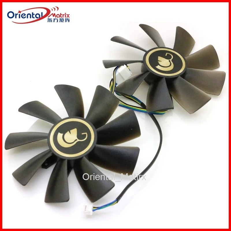2 ชิ้น/ล็อต GFY10015H12SPA 100 มม.12V GPU พัดลมสําหรับ LEADTEK RTX3070 8GB WinFast HURRICANE Gallard