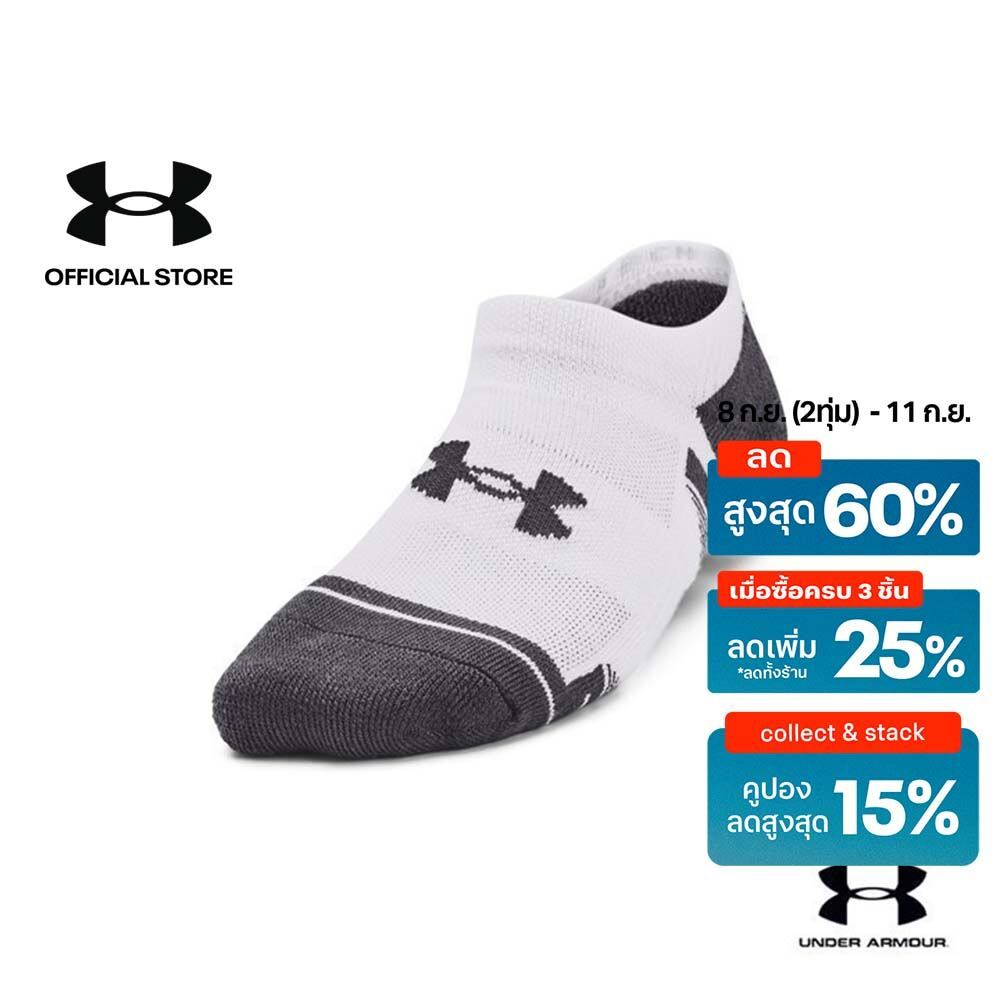 Under Armour Kids' UA Performance Tech 3-Pack No Show Socks