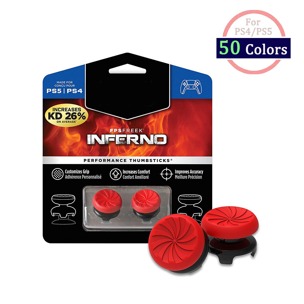 CQC FPS Freek Performance Thumb Girp Caps สําหรับ PS4 / PS5 Controller จอยสติ๊กฝาครอบ Extenders สําห