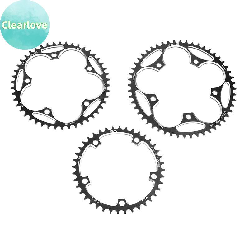Clearlove 130 BCD จักรยาน Chainring N กว้างดาว 38-60T AL7075 Sproet สําหรับจักรยานเสือหมอบบวกและลบแผ