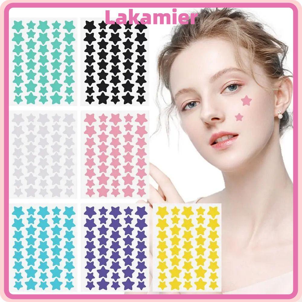 LAKA 40 ชิ้น/แผ่น Pimple Cover Sticker, Acne Treatment แผ่นแปะสิวสีสันสดใส, แผ่นแปะสิวที่มองไม่เห็นร