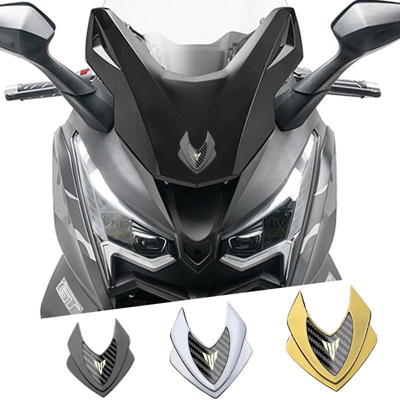 รถจักรยานยนต์ 3D โลหะป้ายสัญลักษณ์สังกะสีสติกเกอร์ตกแต่งโลโก้ Yamaha Mt NMAX 155 Yamaha Aerox 155 NV