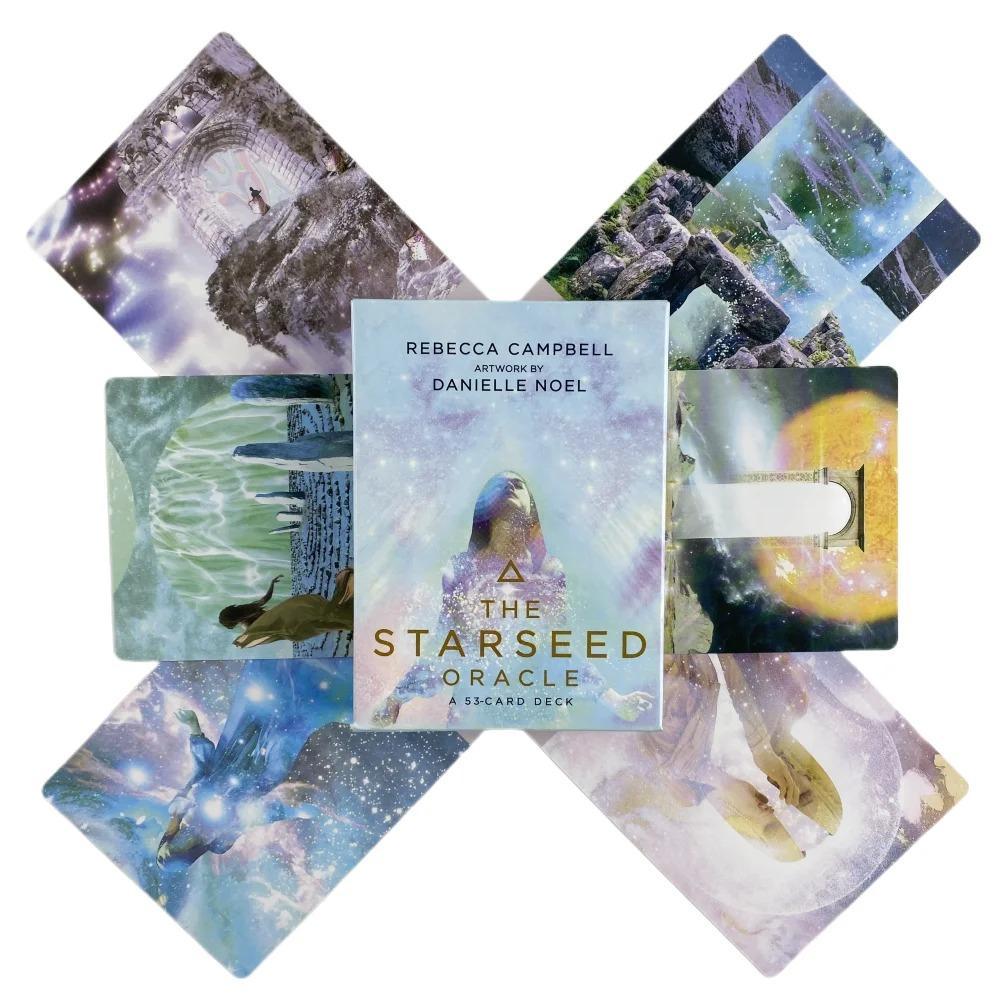 10.4*7.3ซม. Starseed Oracle: สํารับการ์ด 53 ใบ