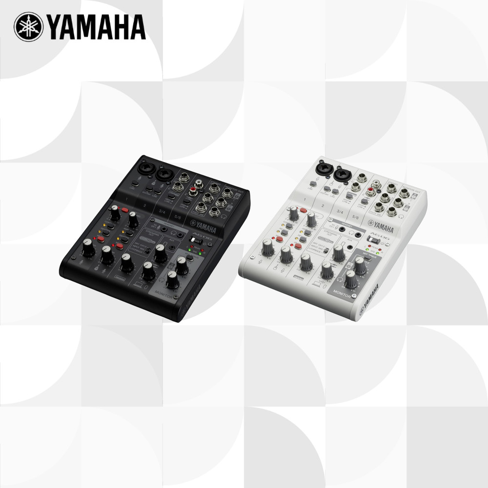 YAMAHA AG06MK2 Live Streaming Mixer มิกเซอร์สําหรับสตรีมมิ่งสด【ส่งตรงจากญี่ปุ่น】