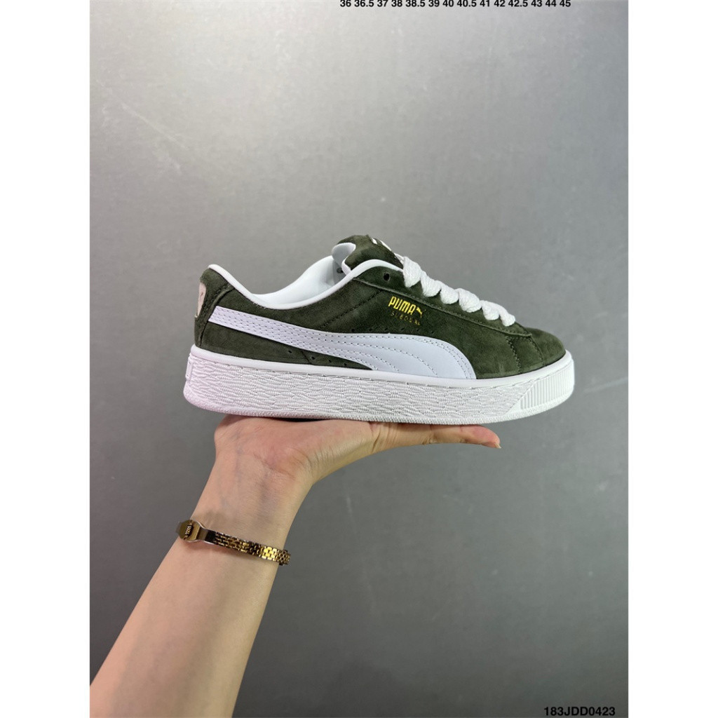 พร้อมส่ง suede XL รองเท้าผ้าใบทรงเตี้ยรองเท้าลําลอง unisex