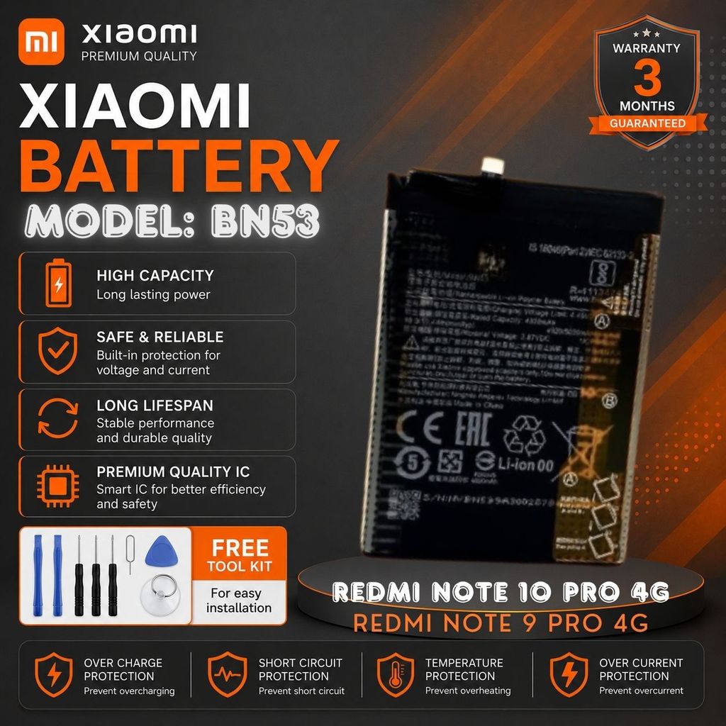 แบตเตอรี่ Xiaomi Redmi Note 10 Pro 4G/Redmi Note 9 Pro(4G) งานแบตเตอรี่-พร้อมจัดส่งด่วน